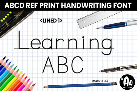 Abcd Ref Lined1: A Practical Display Font for Learning