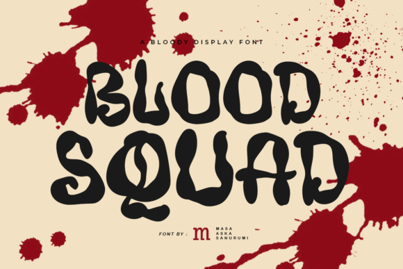 Blood Squad: A Bold, Spooky Font for Standout Design