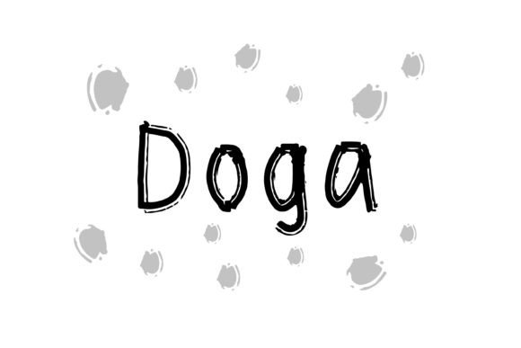 Doga: A Creative Display Font for Informal Text and Quotes