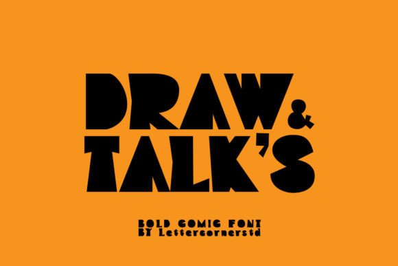 Draw and Talks: A Playful Font for Creative Expression