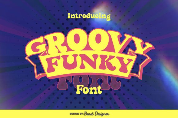 Groovy Funky: A Retro-Style Font for Creative Expression