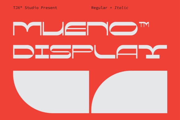 MUENO: A MODERN RETRO DISPLAY FONT FOR CREATIVE EXPRESSION