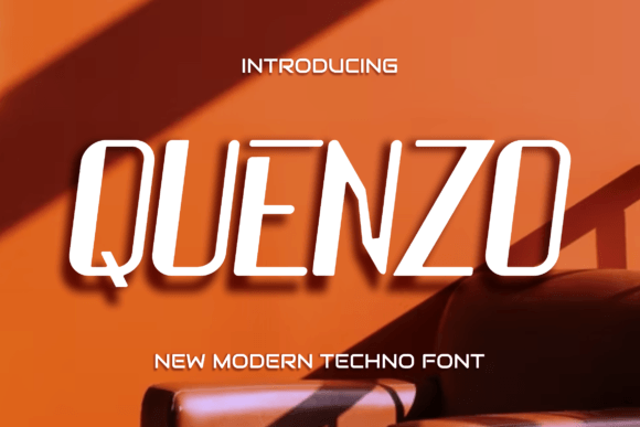 Quenzo: A Modern Display Font for Creative Workflows