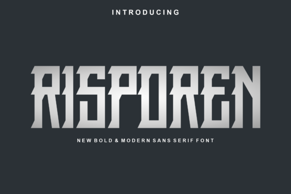 Risporen: A Modern Display Font for Creative Excellence