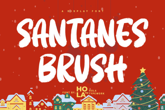 Santanes Brush: A Creative Font for Every Project