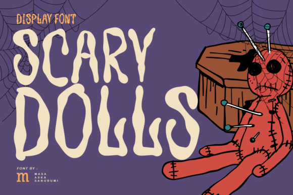 Scary Dolls: A Unique Font That Adds a Spooky Edge to Your Designs