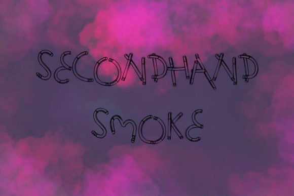 Secondhand Smoke: A Bold Visual Statement for Modern Design