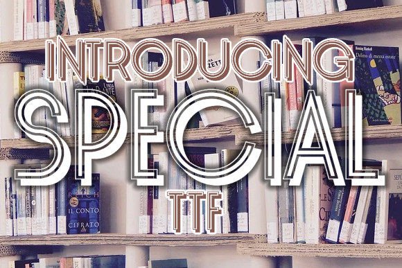 Special: A Retro Display Font for All