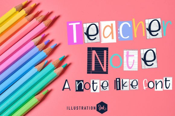Teacher Note: A Handwritten Font That Brings Personality to Digital Content