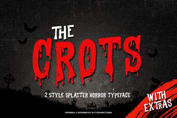 The Crots: A Spooky Font for Dramatic Designs
