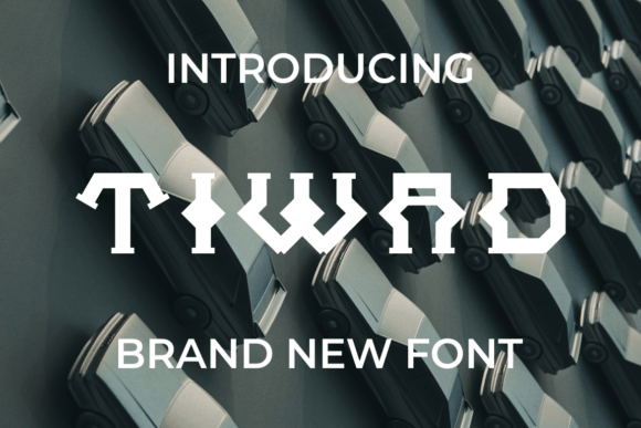 Tiwad: A Fresh Display Font for Creative Projects