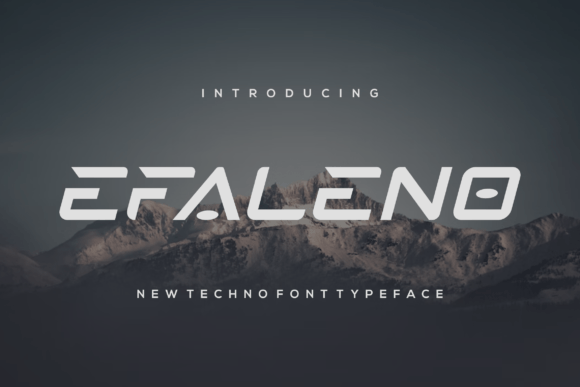 Why Efaleno is the Perfect Bold Display Font for Your Branding Projects